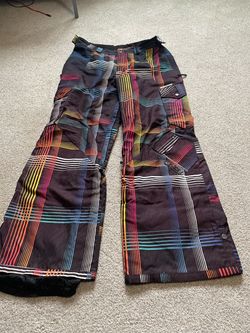 O'Neill Snow Pants Rainbow Plaid Print