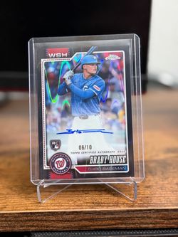 Brady House Topps Chrome RC Auto 06/10