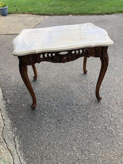 Stone top table