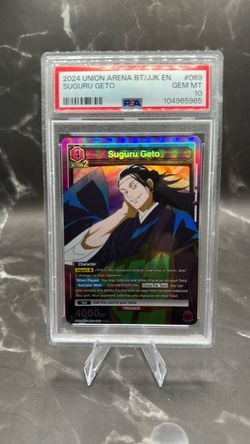 Suguru Geto Union Arena PSA 10 Gem Mint Card