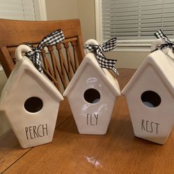 Rae Dunn Birdhouses