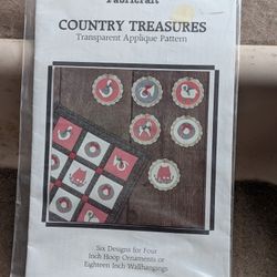 Country Treasures Applique Pattern