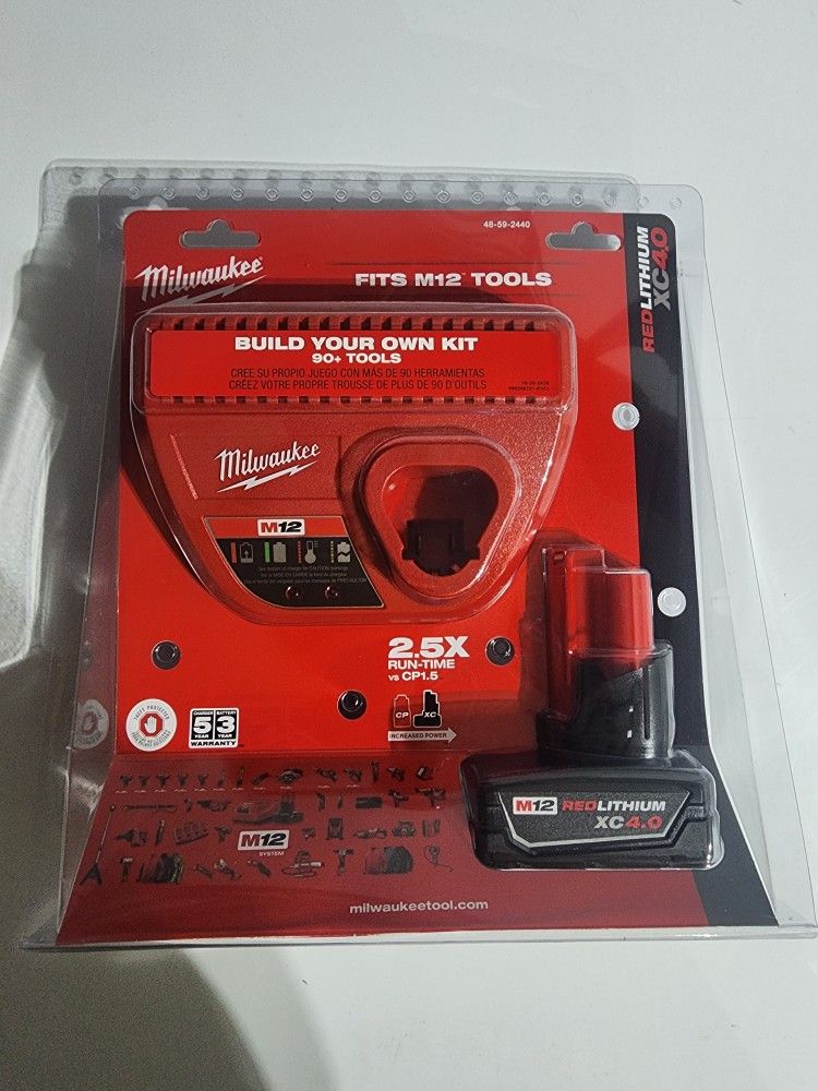 Milwaukee M12 Battery And Charger