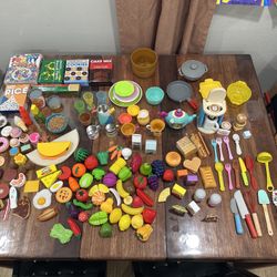 Kids Play Food And Dishes