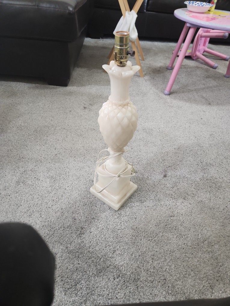 Vintage Italian Alabaster Jim Oinx Lamp