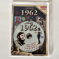 1962 Flickback DVD Greeting Card, Birthday, Anniversary, Reunion - NEW