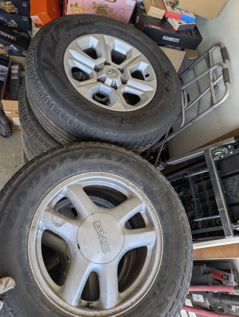 Rims And Tires Toyota 4Runner FJ Cruiser Tacoma Tundra GMC Envoy