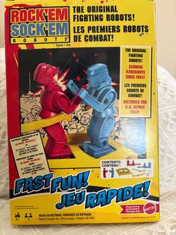 Mattel Rock 'Em Sock 'Em Robots Game