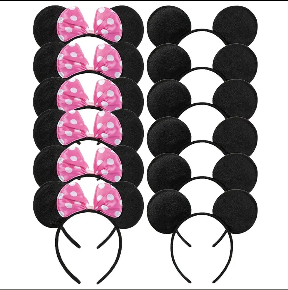Disney Mickey Minnie Mouse Ears Headbands - Brand New In package 