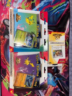 Pokémon TCG 30th Celebration Sealed Lot – 2 Tech Sticker + Knock Out Collection