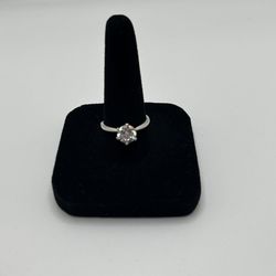 💎PASSES DIAMOND TESTER💎 Elegant Female Ring 0.5ct / 1ct  Size 5 Promise Ring