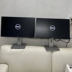 2 Dell Monitors 24 Inches With 2 HDMI Ports  And  2 Display Ports ( Model Number   U2414H)