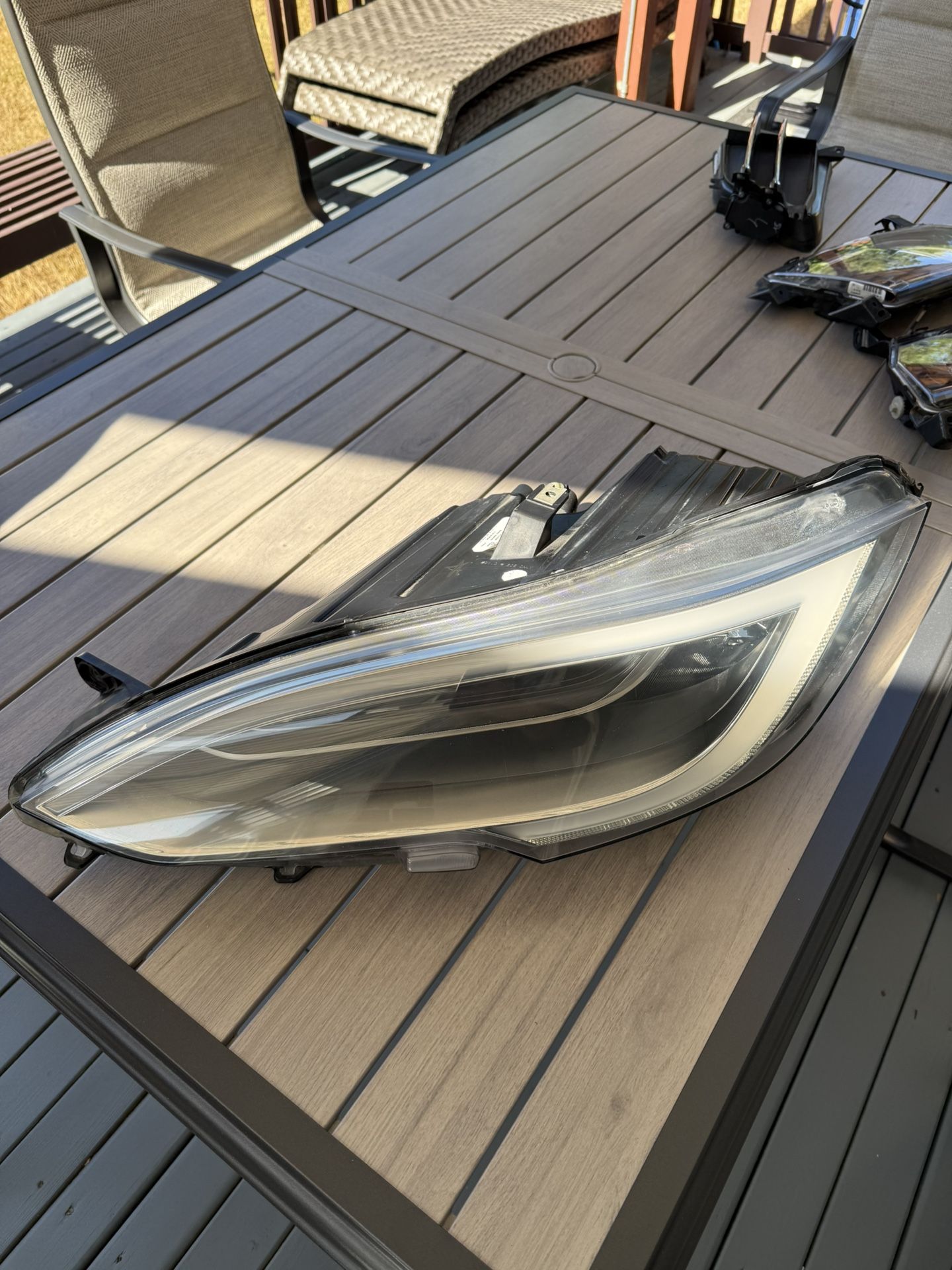2016-2021 Tesla Model-S LEFT Driver OEM SAE UP LEVEL Headlight Assembly