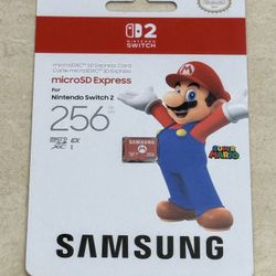 Brand New Samsung 256GB MicroSD Express Memory Card For The Switch 2 $40