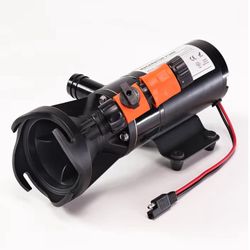 12V RV Portable Macerator Pump, 12GPM Self-Priming Sewage Quick Grinder Pump, Suction 3.5 Feet Lift 10 Feet Waste Pumps for RV Camper Boat