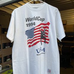 Vintage Official FIFA World Cup 1994 USA T Shirt Size Large
