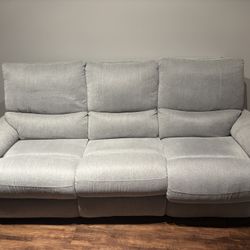 Comfort Couch with Recliners on Both Ends