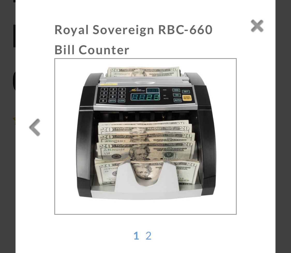 Royal Sovereign RBC 660 Bill counter