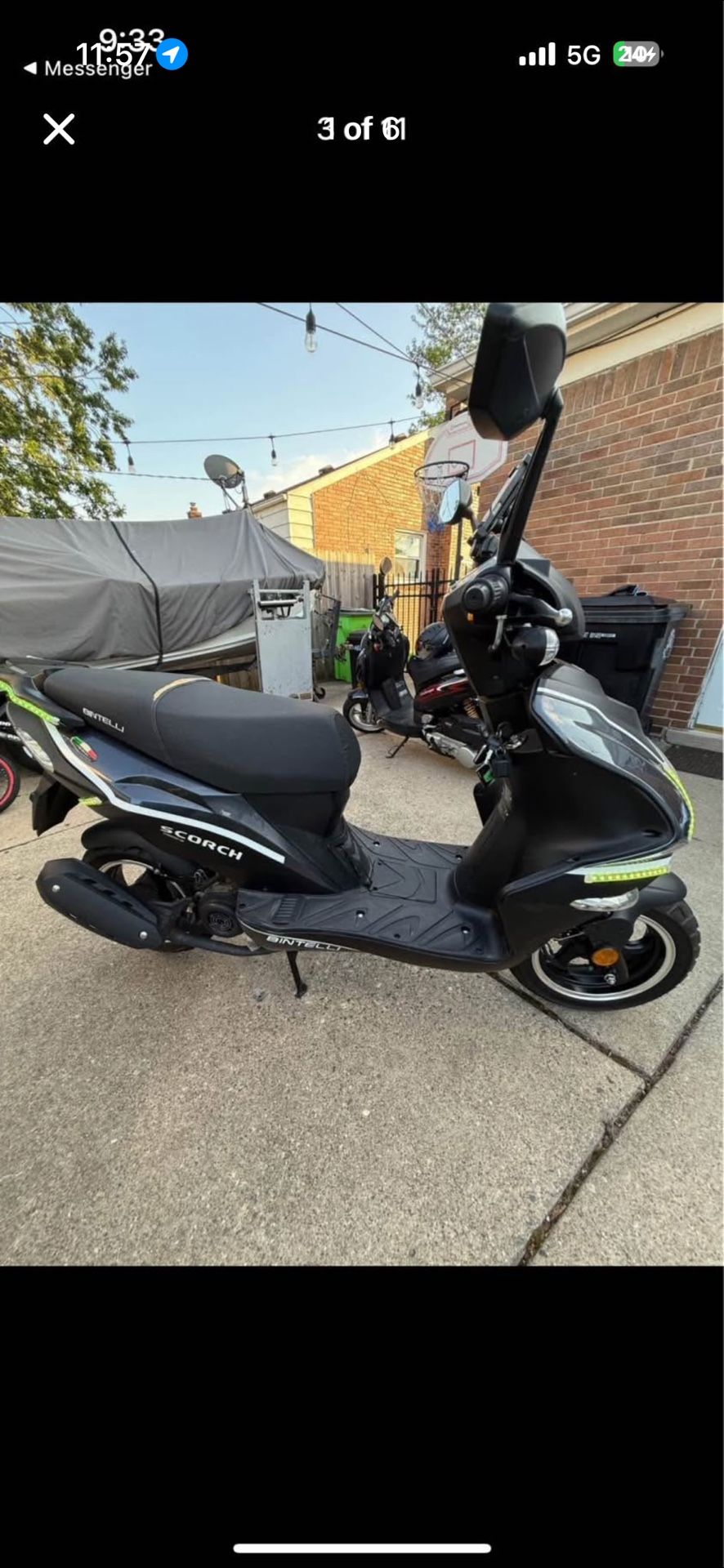 Bentelli Scorch Moped 50cc