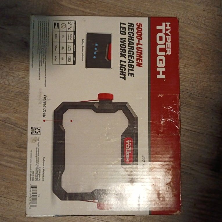 Hyper Touch 5000 Lumen Rechargeable Worklight for Sale in Fort Worth ...