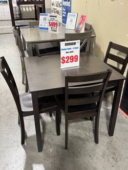 BRAND NEW DINING SET (table and chairs)!! SHOP NOW - PAY LATER!! NO CREDIT CHECK FINANCE AVAILABLE!!