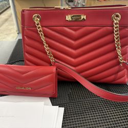 Michael Kors Purse And Wallet For Sale 
