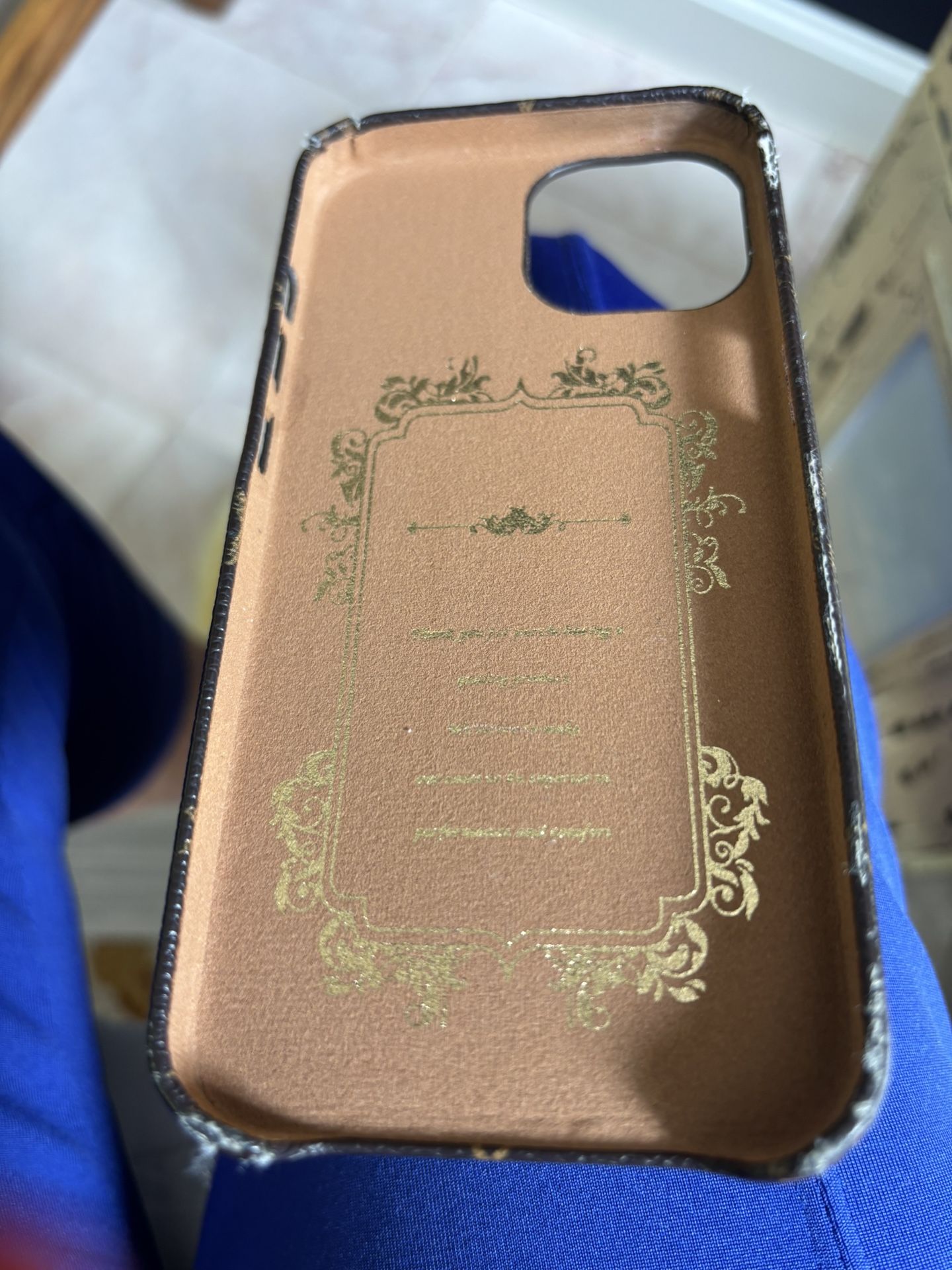 Non Authentic Louis  Vitton Phone Case With Strap