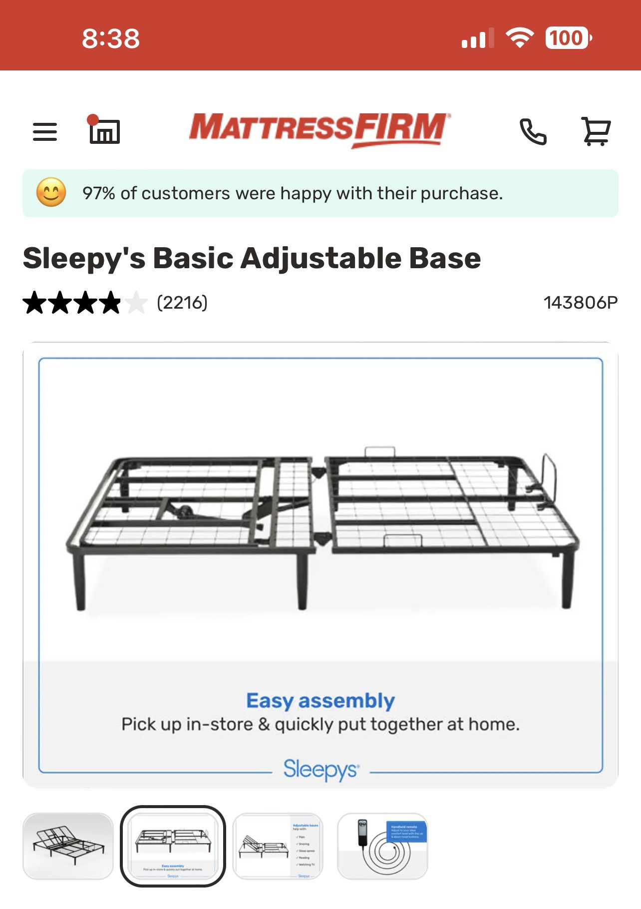 Adjustable Base Bed Frame Queen 