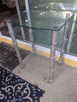 Glass Entertainment Table