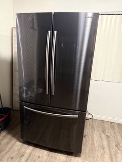 Samsung French Door Refrigerator Black Stainless