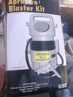 Portable Sandblaster