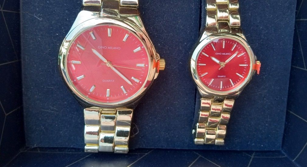 Gino milano his and hers watches discount