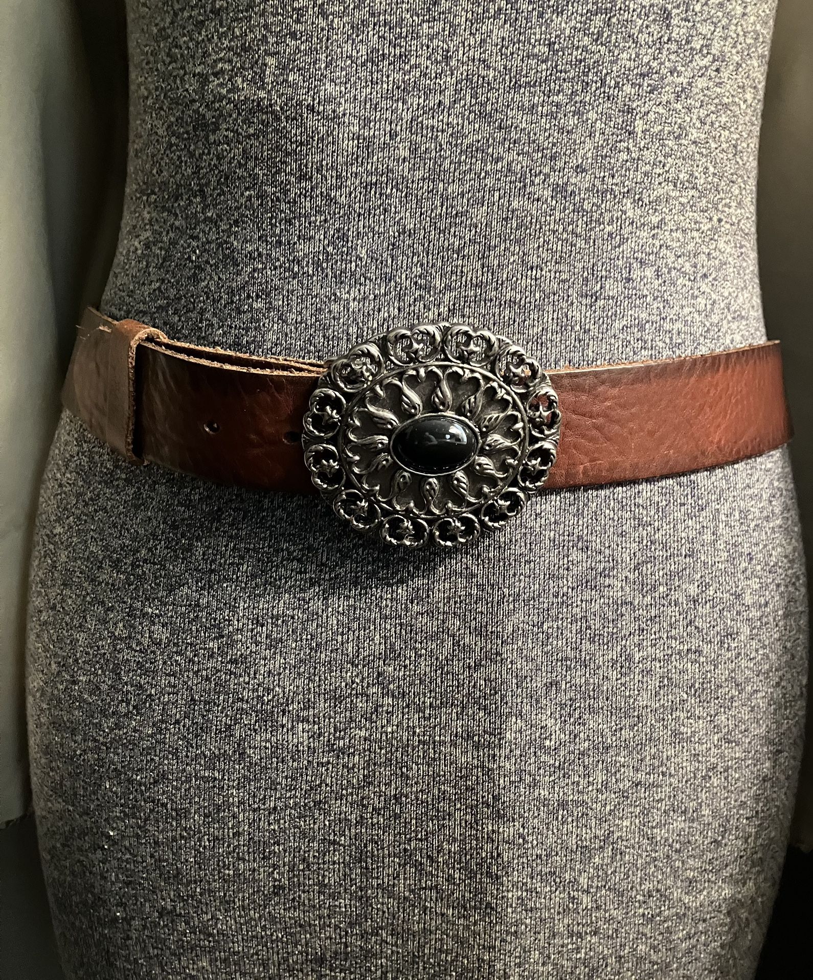 Brown Leather Belt
