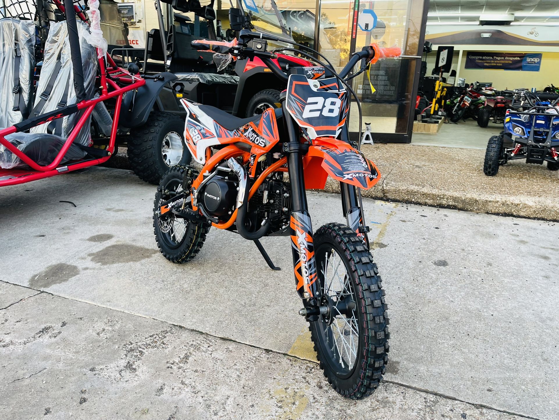 125CC XMOTO DIRT BIKE 4 STROKE MOTORCYCLE
