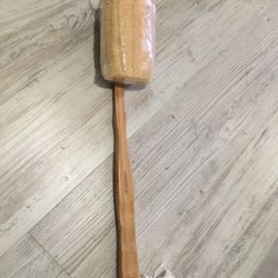 Natural Exfoliating Loofah Luffa Loofa Back Sponge Scrubber Brush with Long Wooden Handle Stick Holder Body Shower Bath Spa