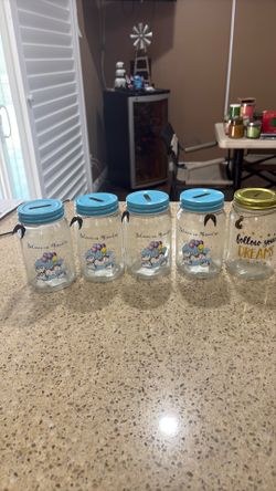 Piggy bank jars