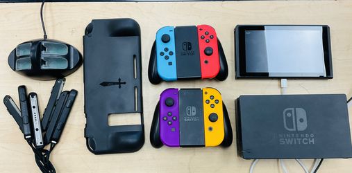 Nintendo Switch With Controllers 