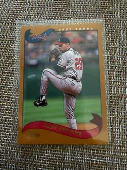 John Smoltz Atlanta Braves MLB topps gold parallel card