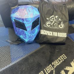 Eclio Motorcycle Backpack - Blueprint
