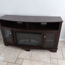 Tv Stand With Built In Heater/electric fireplace