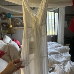 White Long Summer Dress 