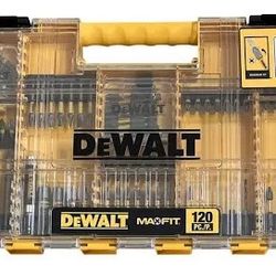120 piece - DRILL BIT SET  “DEWALT” - NEW $45