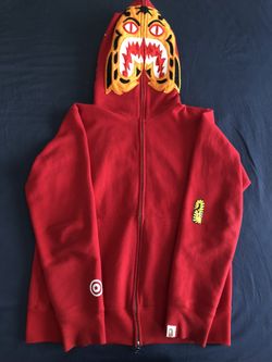 *RARE* Bathing Ape Tiger Shark Full Zip Hoodie Bape