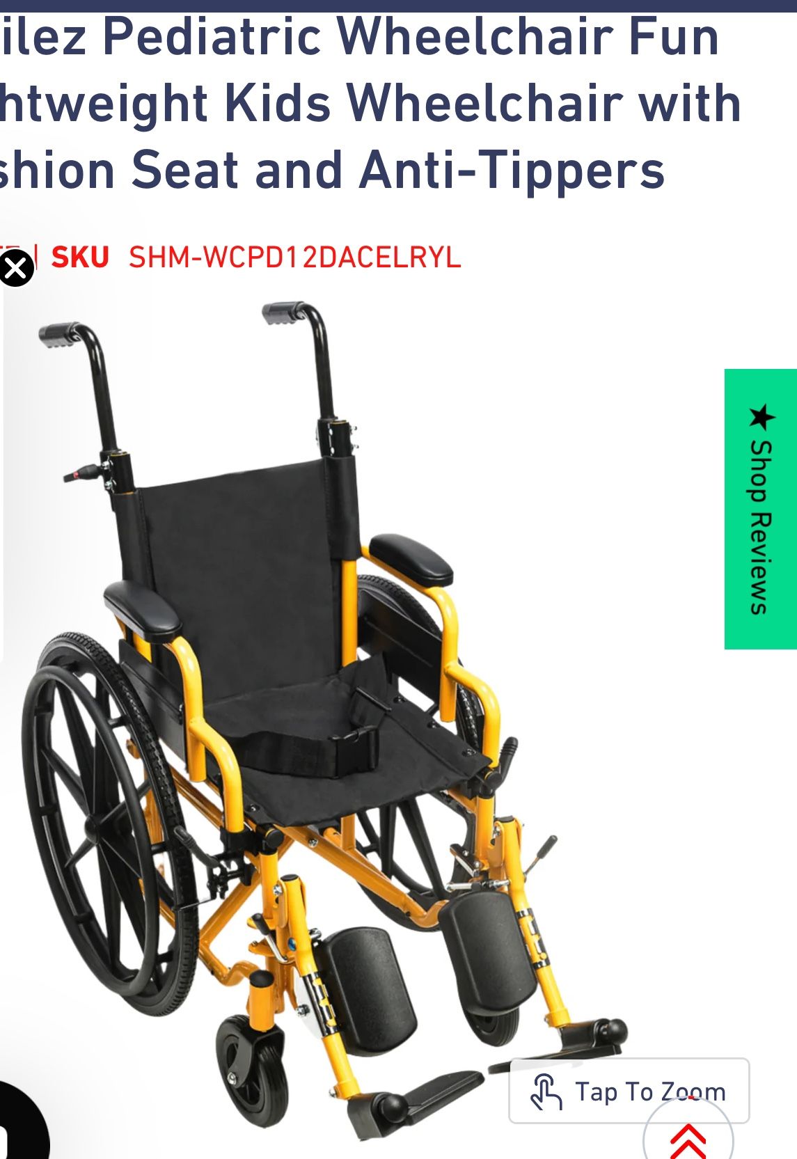 Kid Wheel Chair