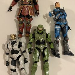 Halo Figures Jazwares Lot Of 4