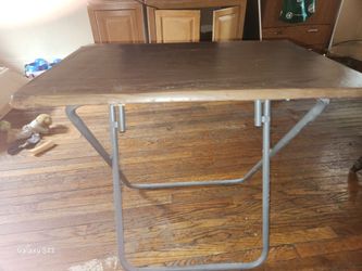 Wood Top Folding Table
