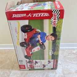 Radio Flyer 6V Kids' Grow Kart Powered Ride -On