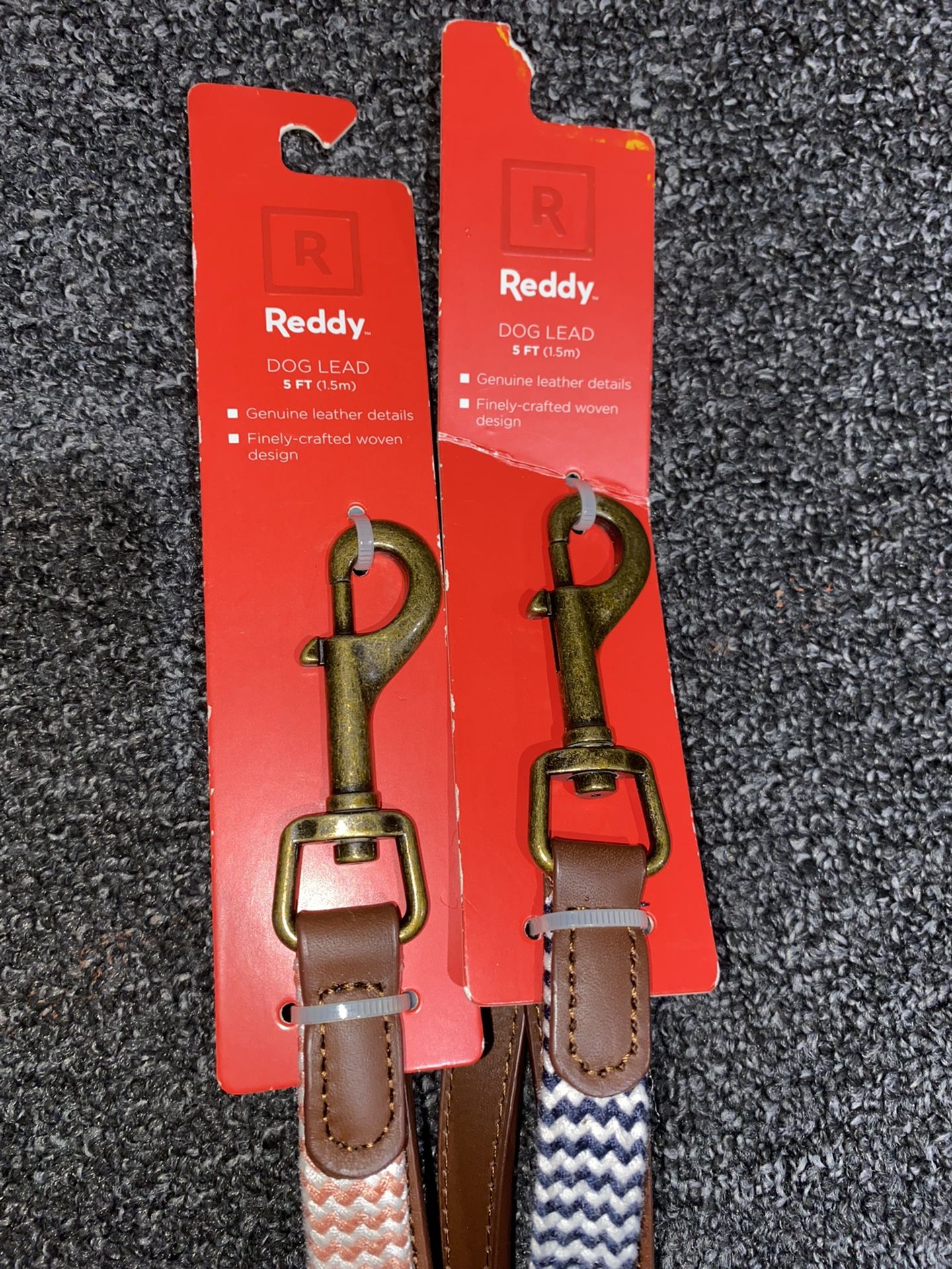 Reddy 5ft Dog Lead / Leash Blue And Pink New