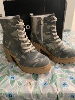 4B Camo Shoes With Heel