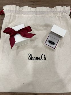 Men’s Black Custom Wedding Band - 8mm Beveled Titanium